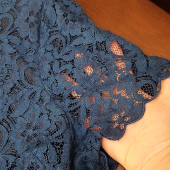 EUC Blue Lace Dress - Picture 7 of 7